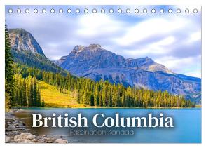 British Columbia – Faszination Kanada (Tischkalender 2024 DIN A5 quer), CALVENDO Monatskalender von Monkey,  Happy