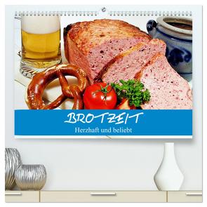 Brotzeit. Herzhaft und beliebt (hochwertiger Premium Wandkalender 2024 DIN A2 quer), Kunstdruck in Hochglanz von Stanzer,  Elisabeth