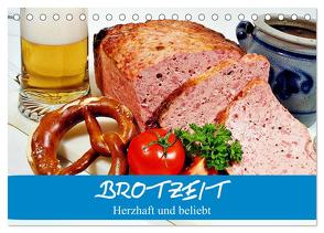 Brotzeit. Herzhaft und beliebt (Tischkalender 2024 DIN A5 quer), CALVENDO Monatskalender von Stanzer,  Elisabeth