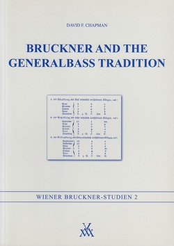 Bruckner and the generalbass tradition von Chapman,  David F, Grasberger,  R, Harten,  H, Hawkshaw,  P, Maier,  E, Partsch,  E W