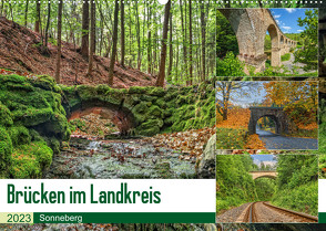 Brücken des Landkreises Sonneberg (Wandkalender 2023 DIN A2 quer) von HeschFoto