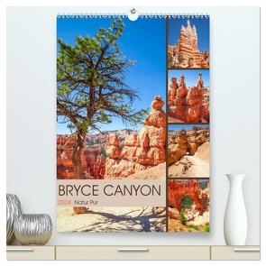 BRYCE CANYON Natur Pur (hochwertiger Premium Wandkalender 2024 DIN A2 hoch), Kunstdruck in Hochglanz von Viola,  Melanie