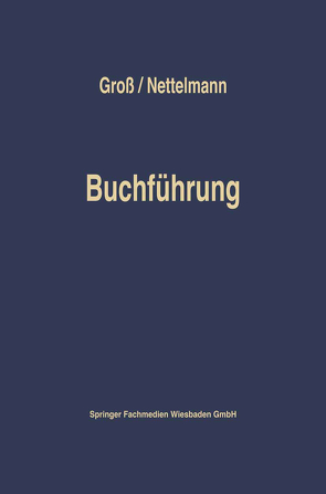 Buchführung von Groß,  Hans Fritz, Nettelmann,  Achim