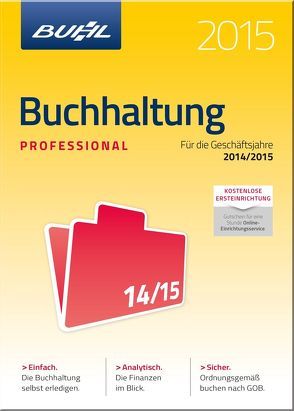 Buchhaltung 2015 Professional von Buhl Data Service GmbH