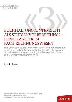 Buchhaltung als Studienvorbereitung? von Konczer