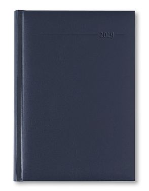 Buchkalender Balacron blau 2019 von ALPHA EDITION