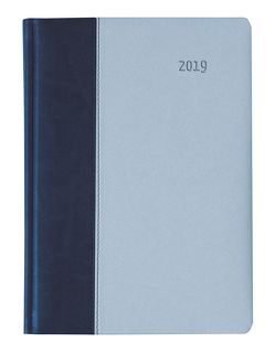 Buchkalender Premium Air (blau / azur) 2019 von ALPHA EDITION