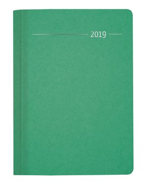 Buchkalender Silk Line Emerald 2019 von ALPHA EDITION