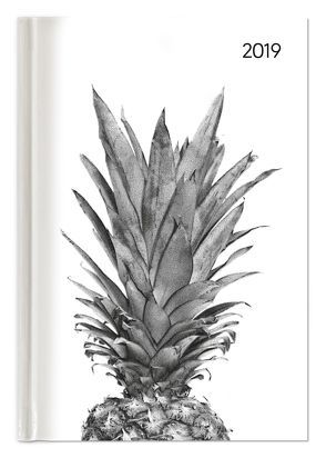 Buchkalender Style Pineapple 2019 von ALPHA EDITION