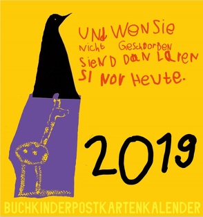 Buchkinder-Postkartenkalender 2019 von Buchkinder Leipzig e.V.