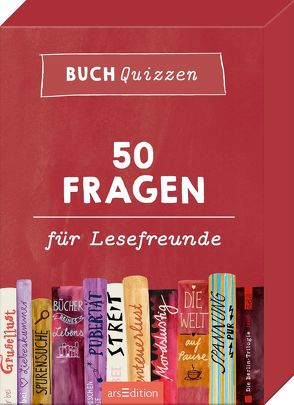 Buchquizzen. 50 Fragen für Lesefreunde von Misselwitz,  Franziska, Valerius,  Florian