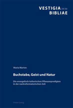 Buchstabe, Geist und Natur von Marten,  Maria