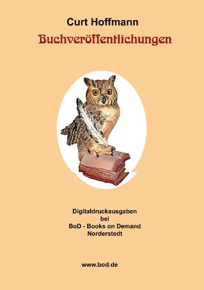 Buchveröffentlichungen (Verzeichnis A5) von Hoffmann,  Curt