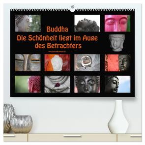 Buddha Die Schönheit liegt im Auge des Betrachters (hochwertiger Premium Wandkalender 2024 DIN A2 quer), Kunstdruck in Hochglanz von Bichmann,  Verena