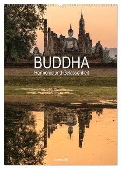 Buddha – Harmonie und Gelassenheit (Wandkalender 2024 DIN A2 hoch), CALVENDO Monatskalender von BuddhaART,  BuddhaART