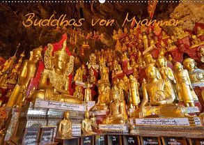 Buddhas von Myanmar / CH-Version (Wandkalender 2018 DIN A2 quer) von Ritterbach,  Jürgen