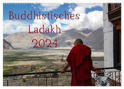 Buddhistisches Ladakh (Wandkalender 2024 DIN A2 quer), CALVENDO Monatskalender von Gruse,  Sven