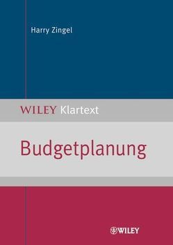 Budgetplanung von Zingel,  Harry