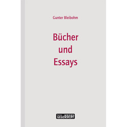 Bücher und Essays von Bleibohm,  Gunter