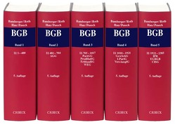 Bürgerliches Gesetzbuch Gesamtwerk von Bamberger,  Heinz Georg, Hau,  Wolfgang, Poseck,  Roman, Roth,  Herbert