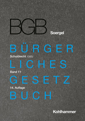 Kommentar zum Bürgerlichen Gesetzbuch mit Einführungsgesetz und Nebengesetzen (BGB) (Soergel) von Budzikiewicz,  Christine, Huck,  Winfried, Kreße,  Bernhard, Lutzi,  Tobias, Matthiessen,  Michael, Soergel,  Hans-Theodor, Willems,  Constantin