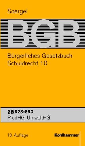 Bürgerliches Gesetzbuch mit Einführungsgesetz und Nebengesetzen (BGB) von Beater,  Axel, Hönn,  Günther, Klein,  Eckardt, Krause,  Rüdiger, Soergel,  Hans-Theodor, Spickhoff,  Andreas, Vinke,  Harald