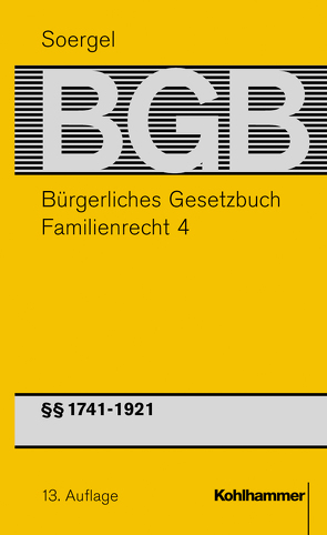 Bürgerliches Gesetzbuch mit Einführungsgesetz und Nebengesetzen (BGB) von Dielitz,  Andreas, Herzler,  Frauke, Hohloch,  Gerhard, Soergel,  Hans-Theodor, Zimmermann,  Walter