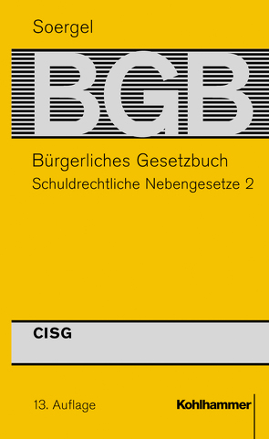 Bürgerliches Gesetzbuch mit Einführungsgesetz und Nebengesetzen (BGB) von Herzler,  Frauke, Soergel,  Hans-Theodor, Stein,  Ursula