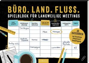 Büro. Land. Fluss.