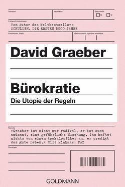 Bürokratie von Dedekind,  Henning, Freundl,  Hans, Graeber,  David