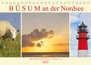 Büsum an der Nordsee (Tischkalender 2022 DIN A5 quer) von DESIGN Photo + PhotoArt,  AD, Dölling,  Angela