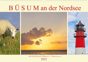 Büsum an der Nordsee (Wandkalender 2022 DIN A2 quer) von DESIGN Photo + PhotoArt,  AD, Dölling,  Angela