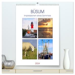 Büsum – Impressionen eines Sommers (hochwertiger Premium Wandkalender 2024 DIN A2 hoch), Kunstdruck in Hochglanz von Dölling,  AD DESIGN Photo + PhotoArt,  Angela