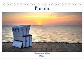 Büsum – Urlaub an der Nordsee (Tischkalender 2024 DIN A5 quer), CALVENDO Monatskalender von Xenikis,  Katja