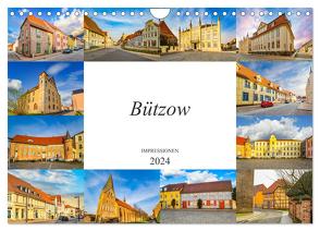 Bützow Impressionen (Wandkalender 2024 DIN A4 quer), CALVENDO Monatskalender von Meutzner,  Dirk