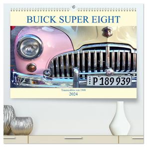 BUICK SUPER EIGHT – Traumcabrio von 1948 (hochwertiger Premium Wandkalender 2024 DIN A2 quer), Kunstdruck in Hochglanz von von Loewis of Menar,  Henning