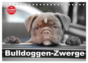 Bulldoggen-Zwerge (Tischkalender 2024 DIN A5 quer), CALVENDO Monatskalender von Stanzer,  Elisabeth