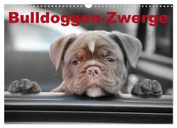 Bulldoggen-Zwerge (Wandkalender 2024 DIN A3 quer), CALVENDO Monatskalender von Stanzer,  Elisabeth