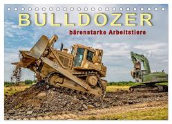 Bulldozer – bärenstarke Arbeitstiere (Tischkalender 2024 DIN A5 quer), CALVENDO Monatskalender von Roder,  Peter