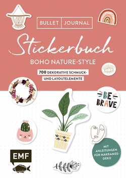 Bullet Journal Stickerbuch – Boho Nature-Style