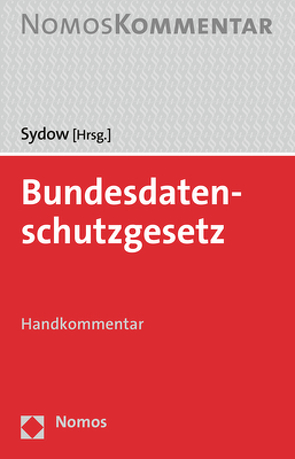 Bundesdatenschutzgesetz von Sydow,  Gernot