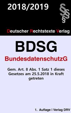 Bundesdatenschutzgesetz (BDSG) von DRV,  Redaktion