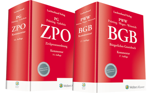 Bundle BGB Kommentar 17. Auflage und ZPO Kommentar 14. Auflage von Gehrlein,  Markus, Prütting,  Hanns, Wegen,  Gerhard, Weinreich,  Gerd
