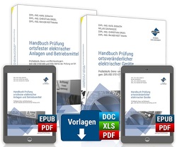 Bundle-Premium-Ausgabe: Handbuch Prüfung ortsfester elektrischer Anlagen und Betriebsmittel und ortsveränderlicher elektrischer Geräte