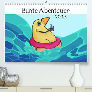 Bunte AbenteuerAT-Version (Premium, hochwertiger DIN A2 Wandkalender 2023, Kunstdruck in Hochglanz) von Anemoyaga