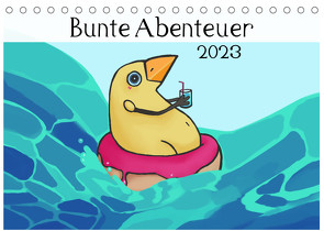 Bunte AbenteuerAT-Version (Tischkalender 2023 DIN A5 quer) von Anemoyaga