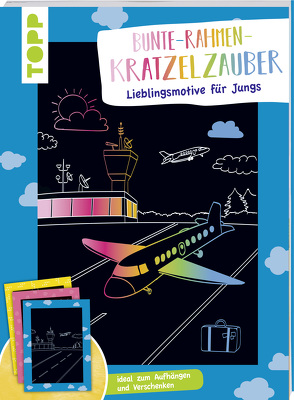 Bunte Rahmen Kratzelzauber Lieblingsmotive für Jungs von frechverlag