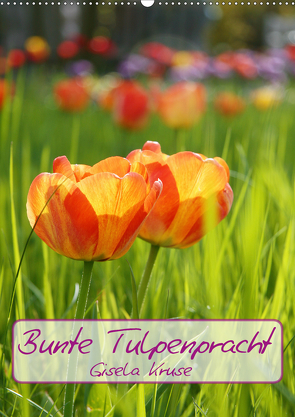 Bunte Tulpenpracht (Wandkalender 2021 DIN A2 hoch) von Kruse,  Gisela