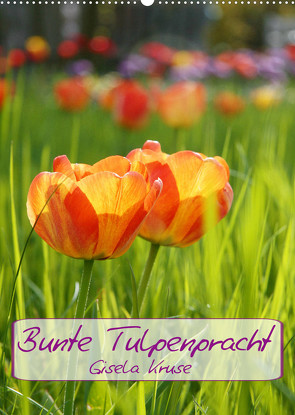 Bunte Tulpenpracht (Wandkalender 2022 DIN A2 hoch) von Kruse,  Gisela