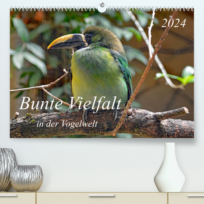 Bunte Vielfalt in der Vogelwelt (hochwertiger Premium Wandkalender 2024 DIN A2 quer), Kunstdruck in Hochglanz von Kleemann,  Claudia